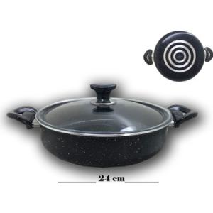 PANDORA TİTANYUM 24 CM BASIK TENCERE